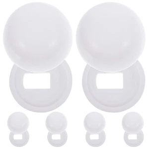  6 Pairs Decorative Toilet Bolt Caps Universal Covers Replacement - Picture 1 of 12