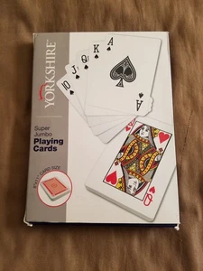 Super Jumbo Spielkarten (8,5" x 11") komplett mit Jokern NEU - Bild 1 von 2