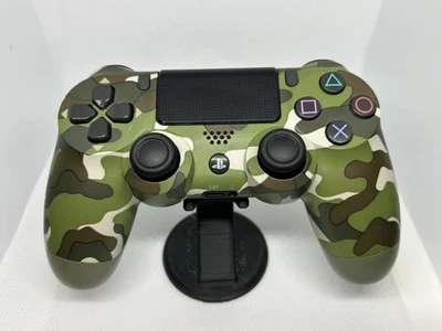 Sony PS4 DualShock 4 Controller - Green Camo – Upgraded Hall Effect Joysticks - Image 1 of 4