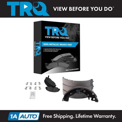 TRQ Brake Pads Semi-Metallic Fits 2006-2011 Honda Civic 2010-2014 Insight - Image 1 of 4