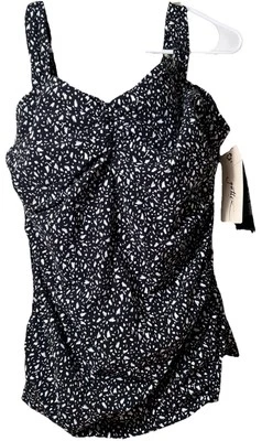 PROFILE BY GOTTEX BASH PLUS SIZE SHIRRED UNDERWIRE TANKINI TOP 20W - Image 1 of 4