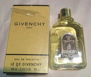 LE DE GIVENCHY EDT ( 3 2/3 Oz.) Splash GIVENCHY Vintage 90% Full with Box - Picture 1 of 13