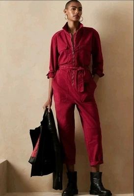 Mono utilitario rojo Banana Republic para mujer XL NUEVO CON ETIQUETAS Foto 1 de 4