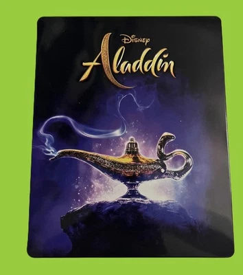 4K Blu Ray Combo Live Action Aladdin Steelbook Disney OOP - Image 1 of 3