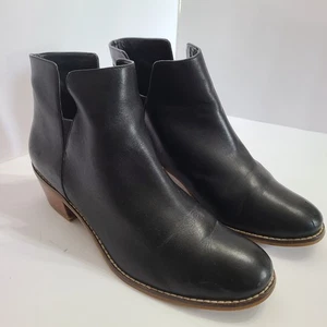 Cole Haan Signature schwarze Damen-Chelsea-Stiefeletten Größe 8 Leder zum Überziehen - Bild 1 von 8