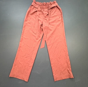 Telluride Hose Damen S rosa Paperbag Taillengürtel weites Bein Freizeit leicht - Bild 1 von 9