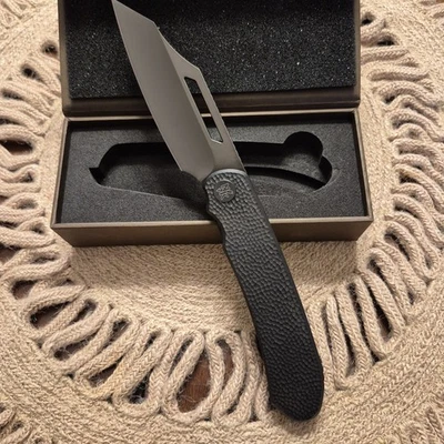 Neeves Knives Misdemeanor Folding Knife FULL DLC K390 Blade and Titanium Handles - Image 1 of 4