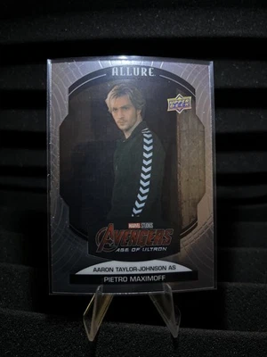 Upper Deck Marvel Allure 2022. Aaron Taylor-Johnson como Pietro Maximoff #39 Foto 1 de 2