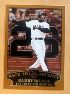 2002 Topps - Barry Bonds #365 Limited Edition Race to Seventy Home Run #26 - Bild 1 von 2