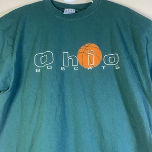 Camiseta De Colección Ohio University Bobcats Baloncesto Equipo Deportes Algodón Talla XL EE. UU. - Imagen 1 de 10