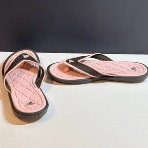 EUC Adidas Damengröße 9 schwarz/pink bequeme Flip-Flops Ultra Cloud Foam - Bild 1 von 7