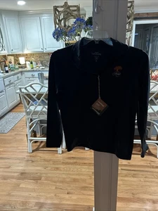 Pullover Landway 1/4 Cremallera Mujer Pequeño Polar Gris Completo Exterior Kiawah Island Logo - Imagen 1 de 6