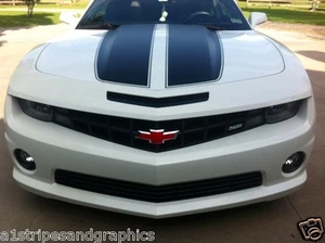 FACTORY STYL Hood Rally Stripe Stripes Decals Graphics FIT 2010 - 2021 Camaro - Picture 1 of 2