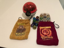 Pokemon Poke Ball Collector Charizard Marble Shooter Includes 26 Marbles 2 Bags