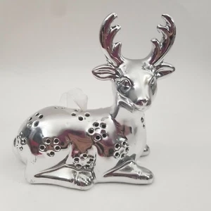 Deer Buck Fragrance Figurine High Fragrance Sachet Chrome Ceramic MCM 5" - Picture 1 of 9
