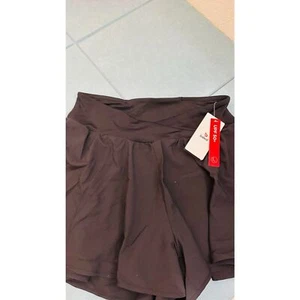 Baleaf Size S UPF 50+ Shorts Brown Crossover Flowy Stretch Activewear - Picture 1 of 4