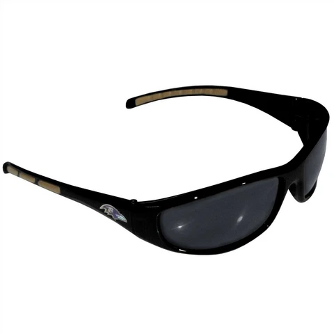 Baltimore Ravens Wrap Sunglasses Sports NFL UV Shades Football Glasses Fan Team Cover