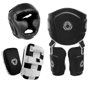 Bauch Oberschenkel Trittschild Pad Ziel MMA Muay Thai Kickboxen Training Combo - Bild 1 von 10