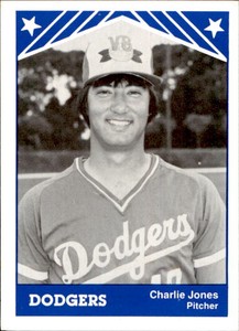 1983 Vero Beach Dodgers TCMA #6 Charlie Jones Portsmouth New Hampshire NH Card