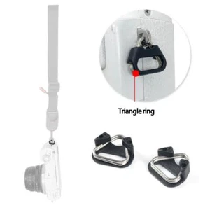 Camera Strap Triangle Split Adapter+Cap For Fuji Lecia NEW Nikon Hot Z1 - Picture 1 of 10