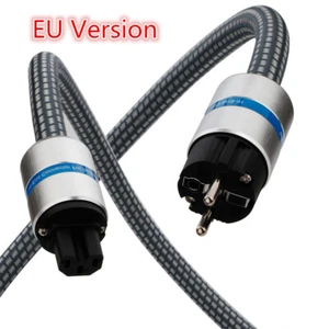 4N OFC Copper Power Cable EU Plug Audio Mains Power Supply Cord AC Power Wire - Bild 1 von 10