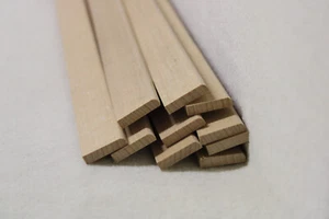 (a74)  10Stk 100cm Buche Flachleisten Buche 5x23mm Tischkant Holzleisten - Bild 1 von 2