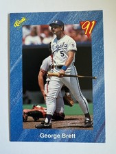 CLASSIC 1991 MLB Baseball GEORGE BRETT  #T46 EX-NM! ⚾️
