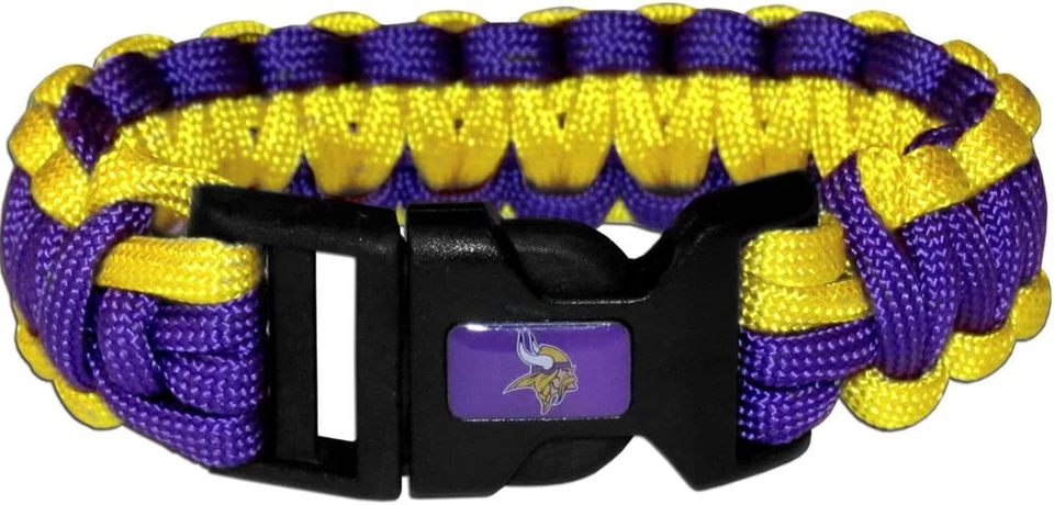 Siskiyou NFL Licensed Minnesota Vikings Survivor Bracelet 7" - Image 1 of 1