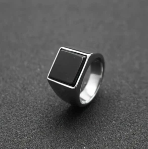 Anello in acciaio inox donna uomo fascia anello dito acciaio inox - Foto 1 di 5