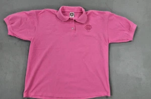 Womens Polo Shirt XL Pink with Emroidered Tabasco Logo - Picture 1 of 8