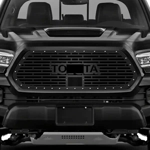 300 INDUSTRIES Aftermarket Steel Grille for 2018-2022 Tacoma Pickup TOYO BLACK - Foto 1 di 3