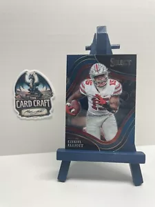 2022 Panini Select Draft Picks EZEKIEL ELLIOTT Blue Field Level - Picture 1 of 2