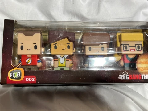 The Big Bang Theory 4pk Sheldon (Flash) Raj Howard Bernadette Pixel 002 SD Toys Cover