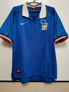 SIZE L ITALY 1994-1996 HOME FOOTBALL SHIRT JERSEY
