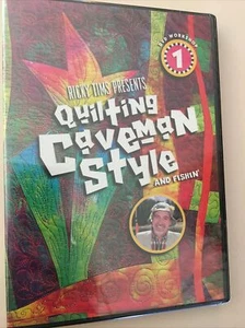 NEW DVD Ricky Tims Presents Quilting Caveman Style and Fishin' QUILT Workshop 1 - Picture 1 of 3