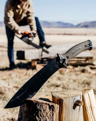 Cuchillo Machete Kershaw Camp 10" 65Mn Acero Hoja Espiga Completa FRN/Mango de Goma Foto 1 de 3