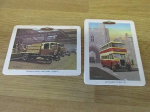 2 keine Castella Britains Motoring History Sammlerkarten - Bild 1 von 4