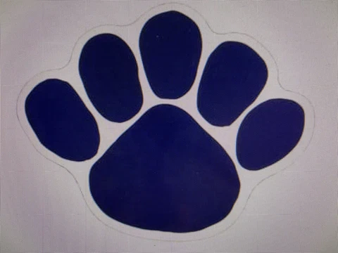 Penn State Nittany Lions NCAA 6.5" X 8" Paw Print Magnet ~ New Cover