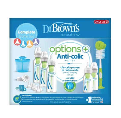 Dr. Brown's Natural Flow Options+ Anti-colic Bottle Set  - Image 1 of 4