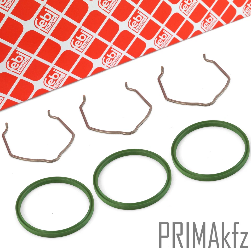 3x Ladeluftschlauch Dichtring FEBI Halteklammer für  AUDI SEAT VW Golf V Jetta - Bild 1 von 3