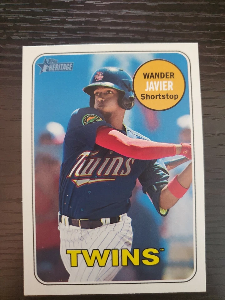 2018 Topps Heritage Minors #212 Wander Javier SP SHORTPRINT - Image 1 of 1