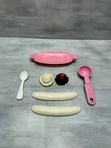 Fisher Price Fun with Food Banana Split Pieces And Accessories - Picture 1 of 3