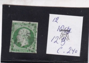 France 1854 yvert. 12 B nice stamp good quality cv 240€ - Picture 1 of 2
