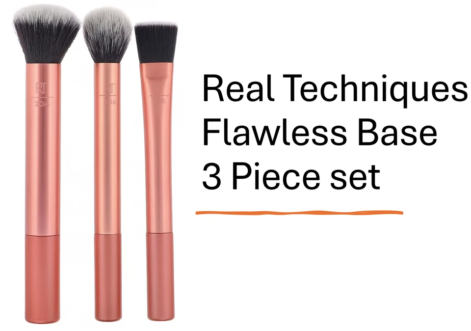 Juego de 3 cepillos base impecable Real Techniques Foto 1 de 2