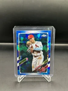 2021 Topps Chrome Sapphire Kolten Wong #75 Cardinals - Picture 1 of 3