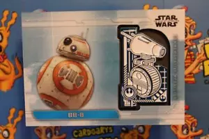 STAR WARS THE RISE OF SKYWALKER COMMEMORATIVE MEDALLION CARD MC-DB BB-8 WITH D-O - Picture 1 of 2