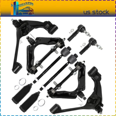 Front control arm ball joint tie rod end Fits 2000-2004 Dodge Dakota 4WD 10Pcs - Image 1 of 4