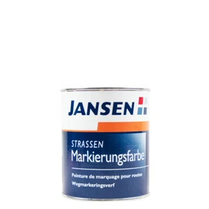Jansen Straßenmarkierungsfarbe 750ml rot RAL3020, Markierungsfarbe, Parkplatzmar - Bild 1 von 1
