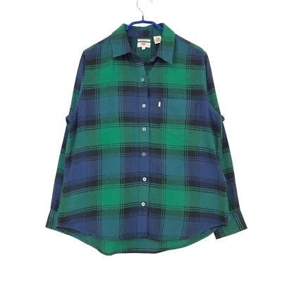 LEVI'S STRAUSS & CO Camisa De Manga Larga Casual Para Mujer Talla M - Imagen 1 de 4