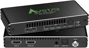 Avstar 4K@120Hz HDMI 2.1 Estrattore Audio Convertitore, Stereo 3,5 mm Nuovo - Foto 1 di 6